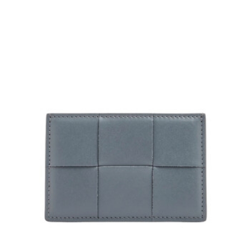 Picture of BOTTEGA VENETA Thunder Intreccio Leather Cassette Credit Card Case