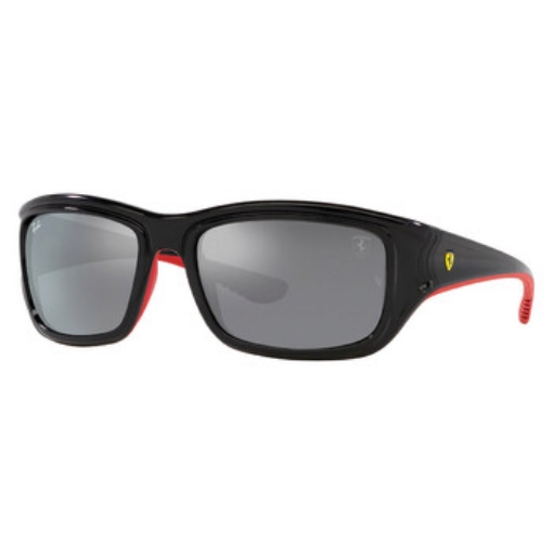 Picture of RAY-BAN Scuderia Ferrari Silver Mirrored Square Men's Sunglasses