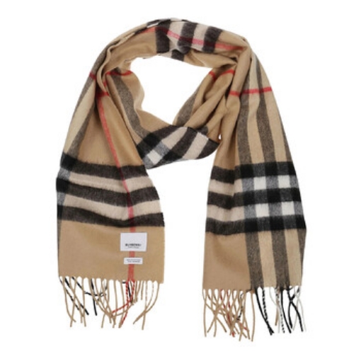 Picture of BURBERRY Archive Beige Check Cashmere Scarf