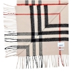 Picture of BURBERRY Check Cashmere Scarf- Stone
