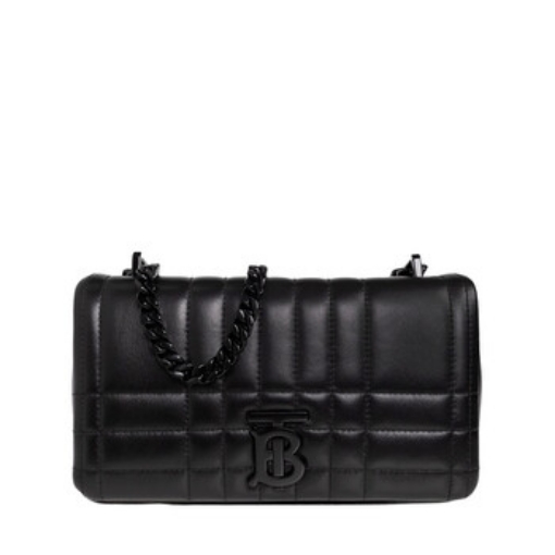 Picture of BURBERRY Ladies Black Quilted Leather Small Lola Bag