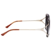 Picture of GUCCI Grey Gradient Square Ladies Sunglasses