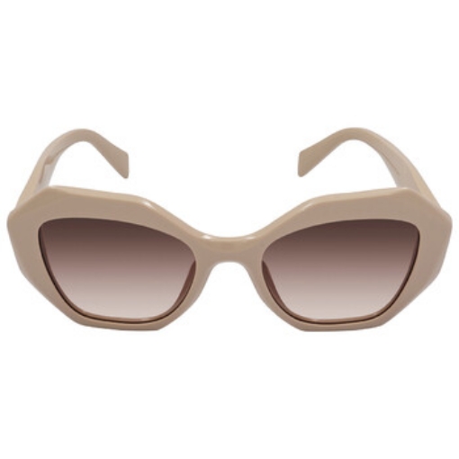 Picture of PRADA Brown Gradient Irregular Ladies Sunglasses