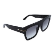 Picture of TOM FORD Renee Smoke Gradient Browline Ladies Sunglasses