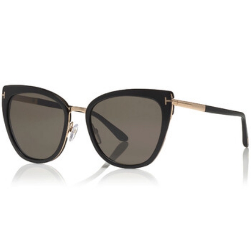 Picture of TOM FORD Simona Smoke Cat Eye Ladies Sunglasses