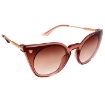 Picture of VERSACE Clear Gradient Orange Gradient Brown Cat Eye Ladies Sunglasses