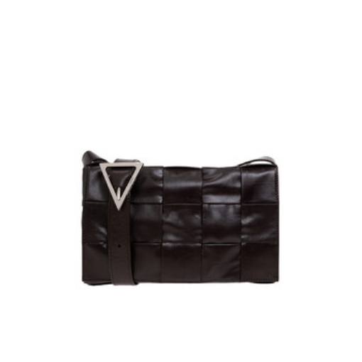 Picture of BOTTEGA VENETA Fondant/Silver Medium Intreccio Leather Cassette Bag