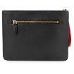 Picture of SALVATORE FERRAGAMO Men's Firenze Logo Clutch In Black