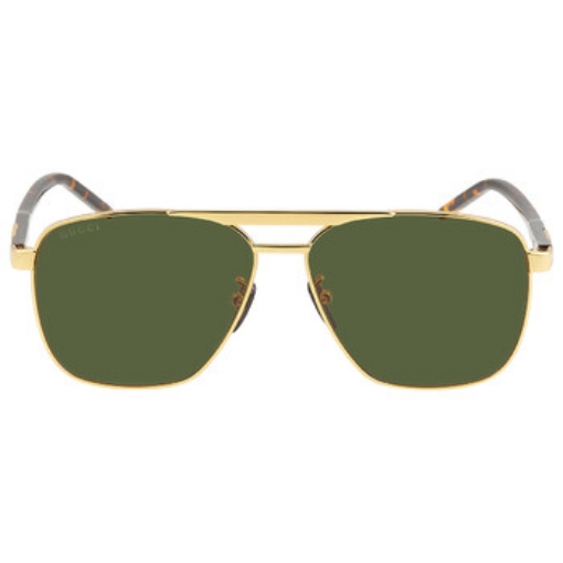 Picture of GUCCI Green Pilot Men's Sunglasses