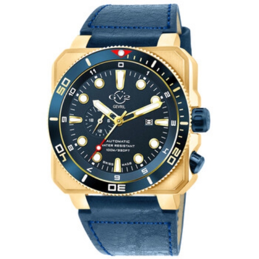Picture of GV2 BY GEVRIL XO Submarine Automatic Blue Dial Men's Watch