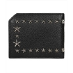 Picture of JIMMY CHOO Black Albany Billfold Wallet With Embossed Stars