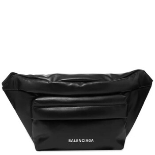 Picture of BALENCIAGA Black Puffy Logo Beltpack