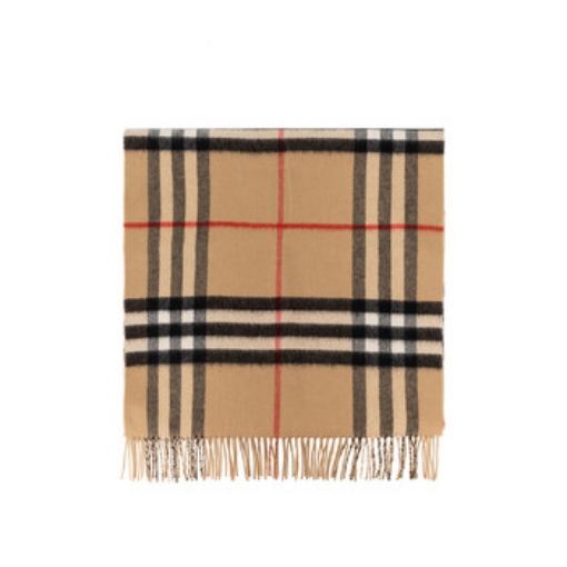 Picture of BURBERRY Archive Beige Reversible Check Cashmere Scarf