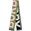 Picture of BURBERRY Oversized Logo Wool Silk Jacquard Scarf