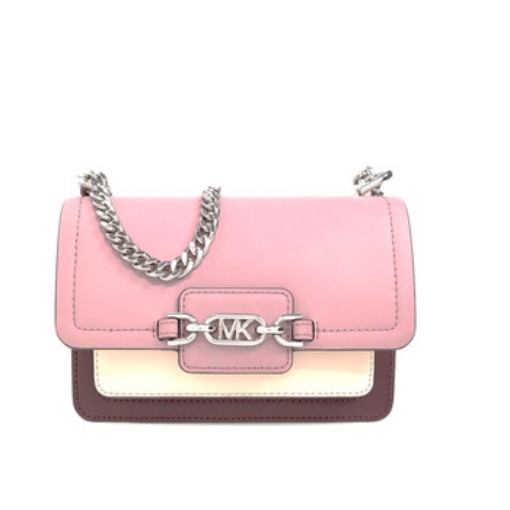 Picture of MICHAEL KORS Royal Pink Multi Ladies Heather Extra-Small Logo Crossbody Bag