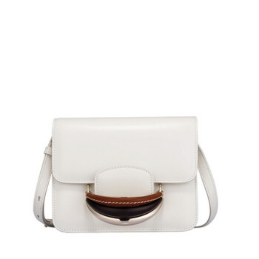 Picture of CHLOE Ladies White Kattie Leather Crossbody Bag