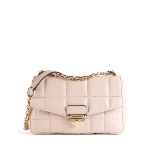 Picture of MICHAEL KORS Soft Pink Ladies Soho Large Quilted Leather Shoulder Bag