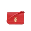 Picture of BURBERRY Red Small Grainy Leather Tb Bag