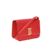 Picture of BURBERRY Red Small Grainy Leather Tb Bag