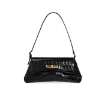 Picture of BALENCIAGA Ladies Black Crocodile Embossed XX Small Flap Bag