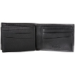 Picture of PICASSO AND CO Two-Tone Leather Wallet- Black/Grey