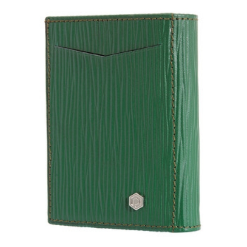 Picture of PICASSO AND CO Leather Wallet- Green Wave