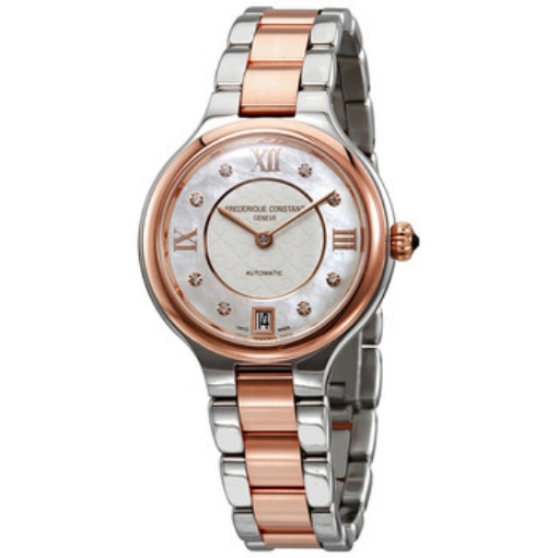 Picture of FREDERIQUE CONSTANT Classics Delight Automatic MOP Diamond Ladies Watch 306WHD3ER2B