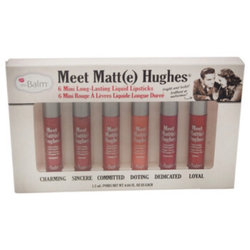Picture of THE BALM Meet Matte Hughes Fragrances Long-Lasting Liquid Lipsticks Set by the Balm for Women - Pc Set .oz C