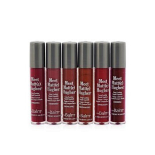 Picture of THE BALM Meet Matte Hughes 6 Mini Long Lasting Liquid Lipsticks Kit 0.04 oz Vol. 12 Makeup