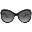 Picture of MONCLER Grey Gradient Round Ladies Sunglasses