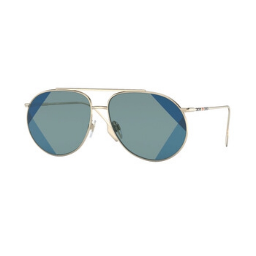 Picture of BURBERRY Alice Blue UV Print Pilot Ladies Sunglasses