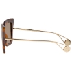 Picture of GUCCI Open Box - Brown Square Ladies Sunglasses