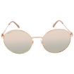 Picture of JIMMY CHOO Gold Multilayer Round Ladies Sunglasses