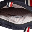 Picture of THOM BROWNE Navy Nylon Padded Puffer Tote Bag