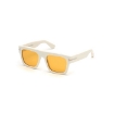 Picture of TOM FORD Fausto Vintage Yellow Square Men's Sunglasses FT0711 25E