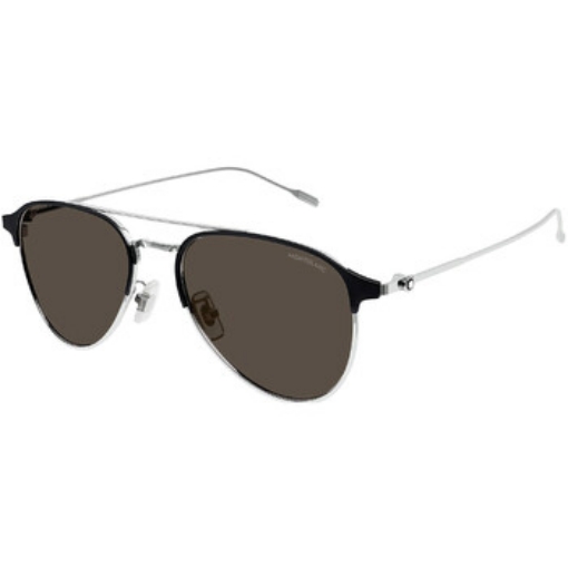 Picture of MONTBLANC Brown Square Men's Sunglasses