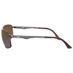 Picture of RAY-BAN Brown Gradient Rectangular Men's Sunglasses