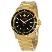 Picture of MOVADO Series 800 Black Dial Yellow Gold PVD Men's Watch